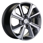 Литой диск Khomen 1501 6x15 4*100 Et:50 Dia:60,1 Black