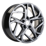 Литой диск Khomen 1716 7x17 5*110 Et:40 Dia:67,1 Gray-FP