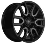Литой диск Khomen 1723 8x17 6*139,7 Et:38 Dia:67,1 Black