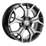Литой диск Khomen 1715 7x17 5*114,3 Et:45 Dia:67,1 GRAY-FP