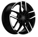 Литой диск Khomen 1708 6,5x17 5*114,3 Et:45 Dia:54,1 BLACK-FP