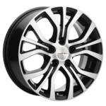 Литой диск Khomen 1608 6,5x16 5*108 Et:45 Dia:60,1 Black-FP