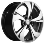 Литой диск Khomen 1724 7x17 5*114,3 Et:37 Dia:66,5 Gray-FP