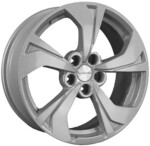 Литой диск Khomen 1724 7x17 5*108 Et:36 Dia:65,1 F-Silver