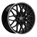 Литой диск Khomen 1902 8,5x19 5*114,3 Et:30 Dia:67,1 Black matt MR
