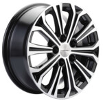 Литой диск Khomen 1610 6,5x16 5*114,3 Et:41 Dia:67,1 BLACK-FP