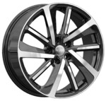 Литой диск K&K КС1111 7x18 5*108 Et:38 Dia:60,1 алмаз чёрный