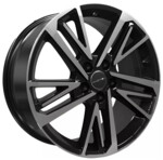 Литой диск Khomen KHW1815 8x18 5*108 Et:47 Dia:60,1 Black-FP