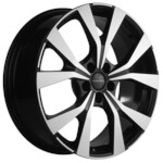 Литой диск Khomen 1906 7x19 5*114,3 Et:40 Dia:66,6 Black-FP