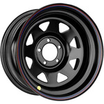Штамповка диск Zepp 4х4 8x16 5*139,7 Et:-25 Dia:110 Gloss Black (LTM)