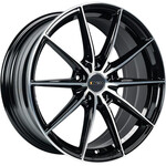 Литой диск INCH FA8533 8x18 5*114,3 Et:30 Dia:60,1 Gloss Black Machined Face